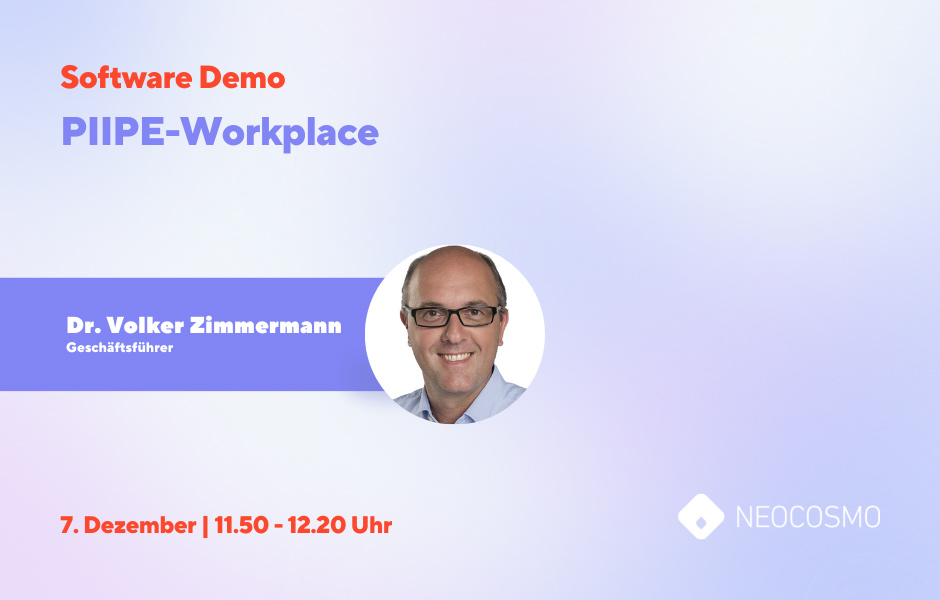Software Demo: PIIPE Workplace