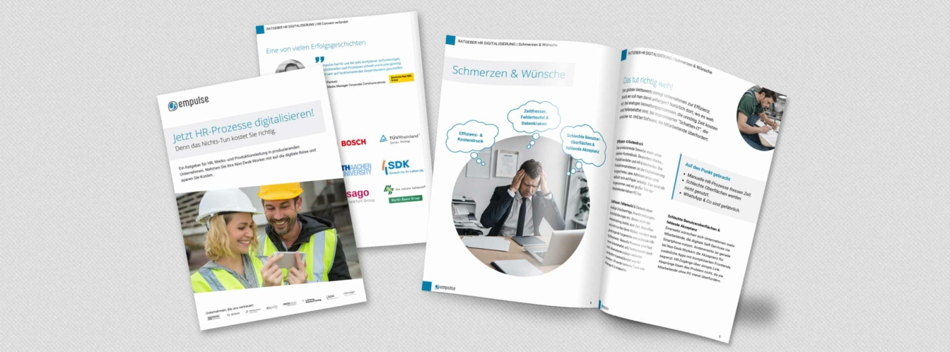 Der große Ratgeber für produzierende Unternehmen: Jetzt HR-Prozesse digitalisieren!