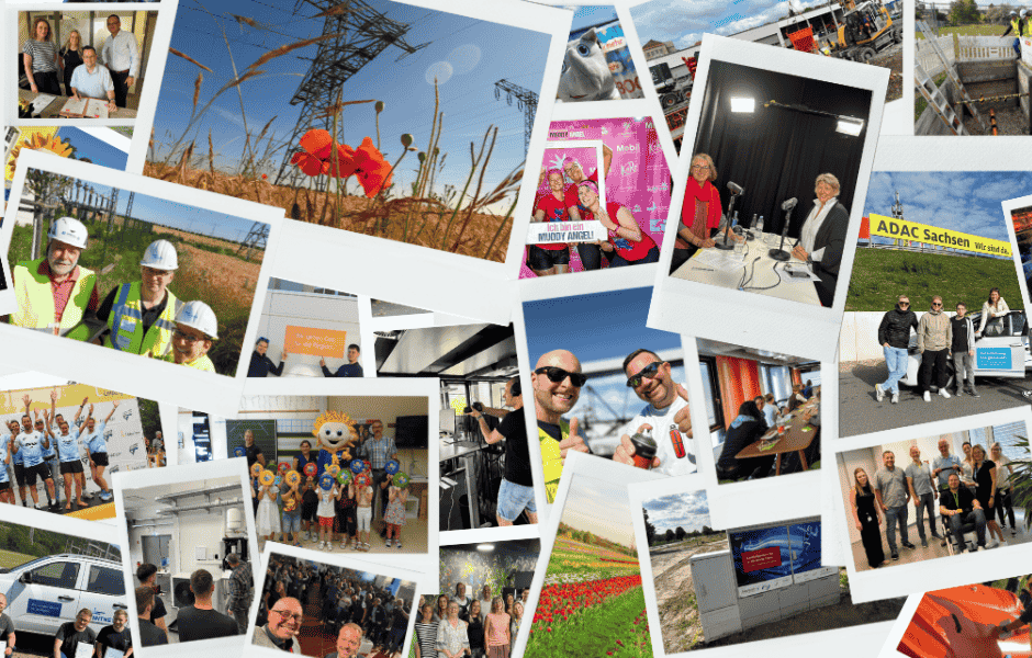 Polaroids übereinander