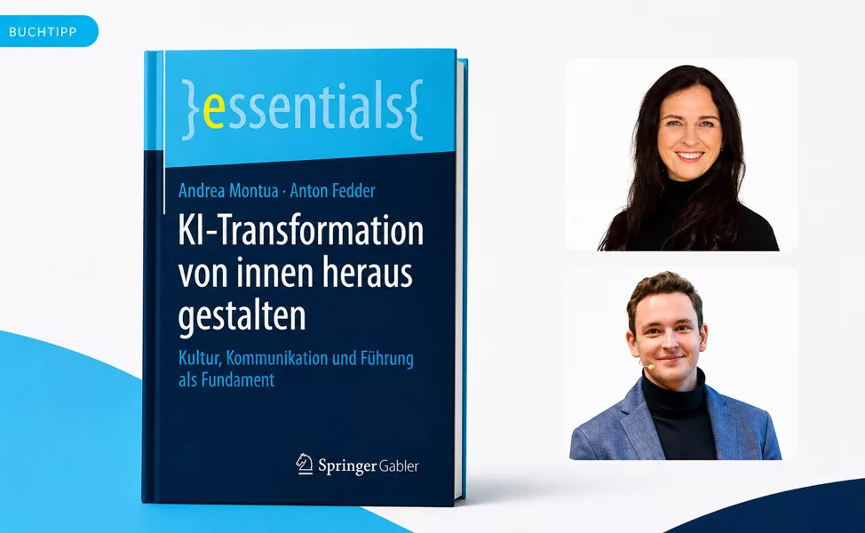 Buchcover, Portraits Montua und Fedder